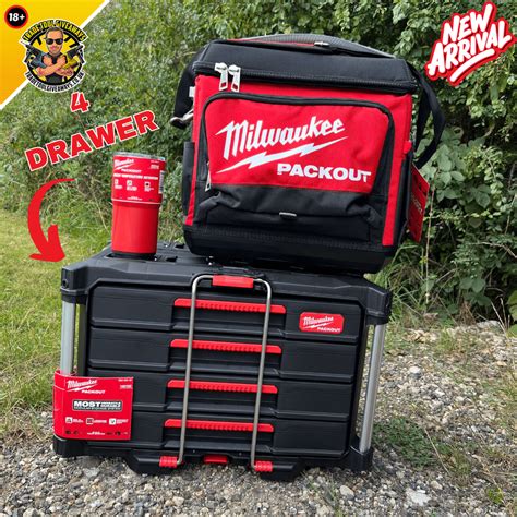 metal tool box 21 inch 4 drawer|milwaukee 4 drawer tool box.